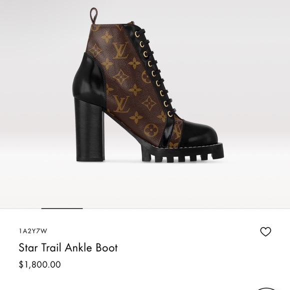 Louis Vuitton Monogram Black and Brown Booties - Picture 5 of 6